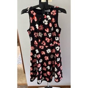 Elle Women's A-line‎ Floral Pattern Dress Size Small